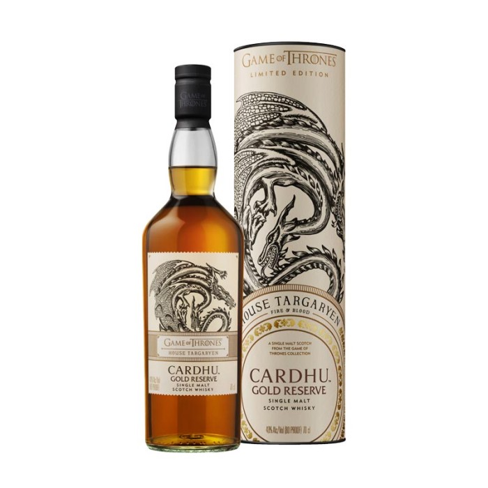 Cardhu Gold Reserve - Game of Thrones House Targaryen with box