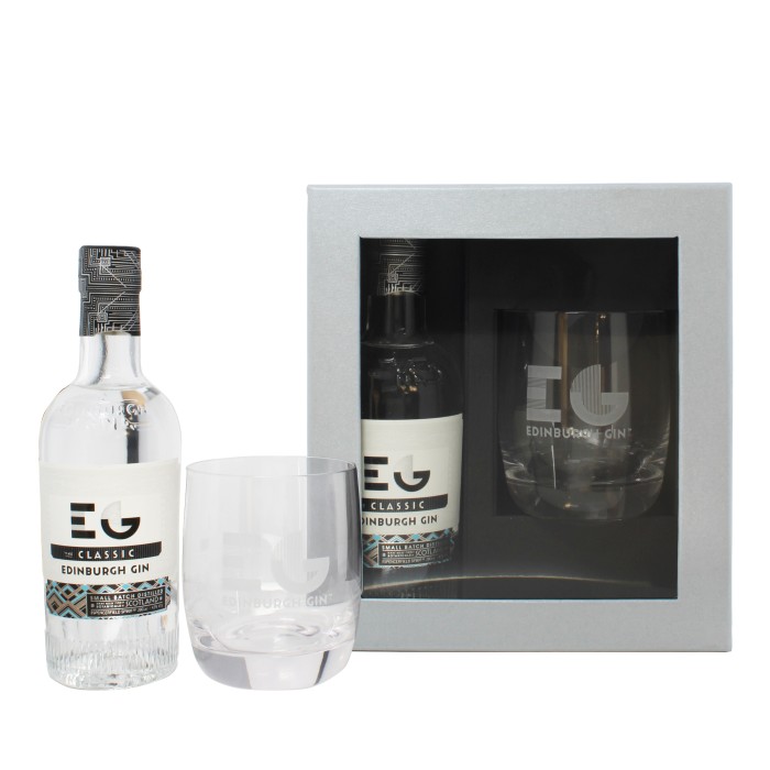 Edinburgh Gin Classic 20cl & Glass Gift Set