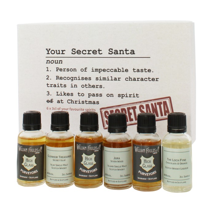 Secret Santa Christmas Whisky Gift Set