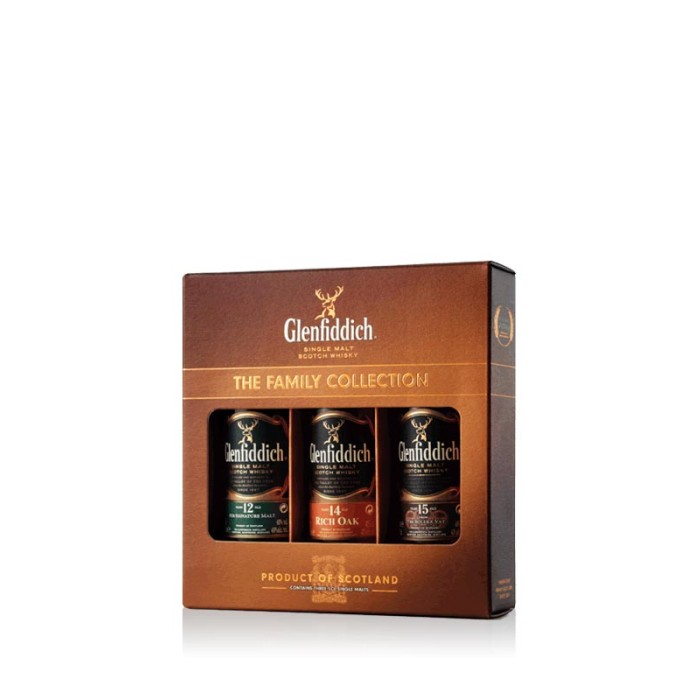Glenfiddich The Family Collection 3x5cl