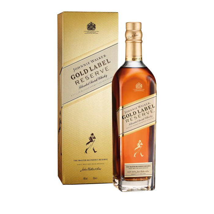 Johnnie Walker Gold Label Reserve with box