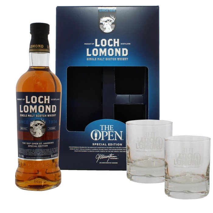 Loch Lomond Open Special Edition Gift Pack & 2 Glasses 2022