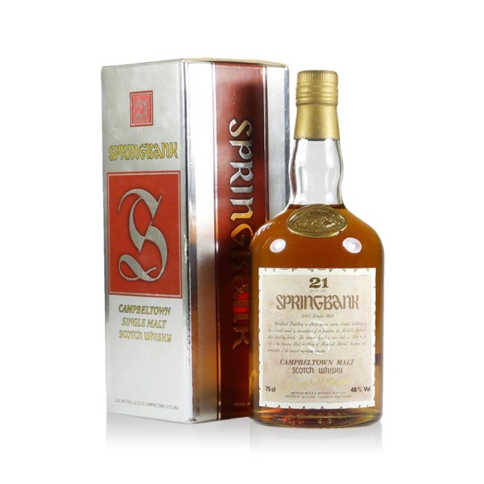 Springbank 21 Year Old (1980s)